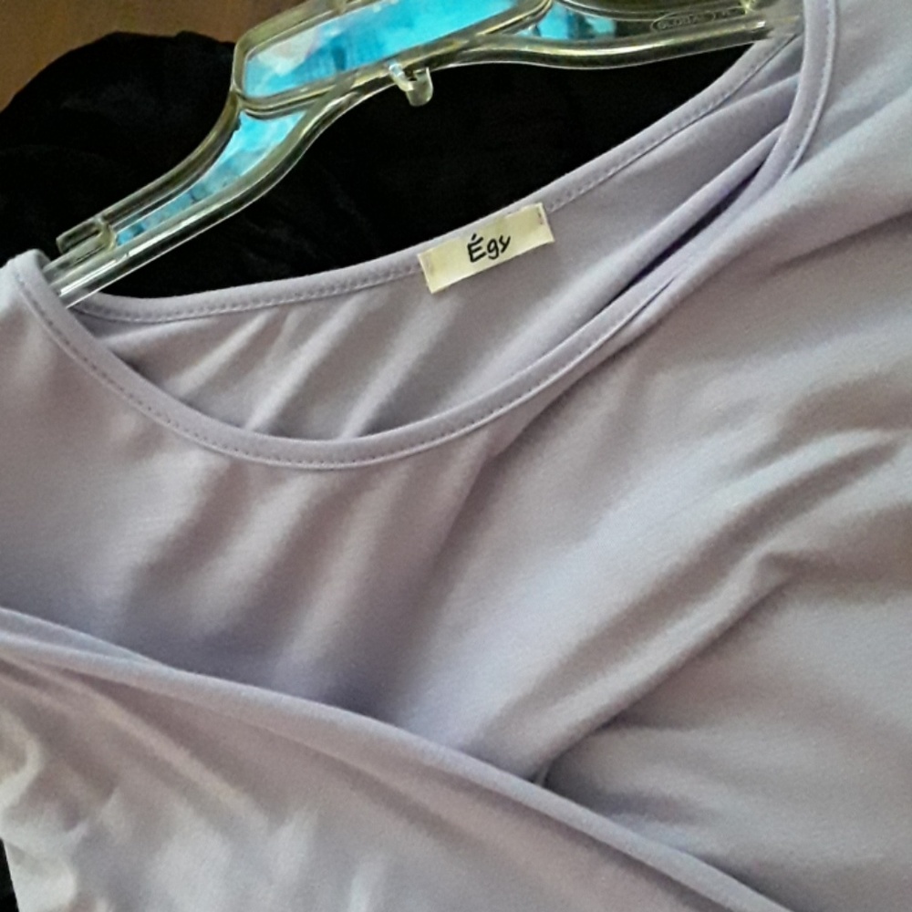 EGS, lavender, soft knit, dress, nwot.